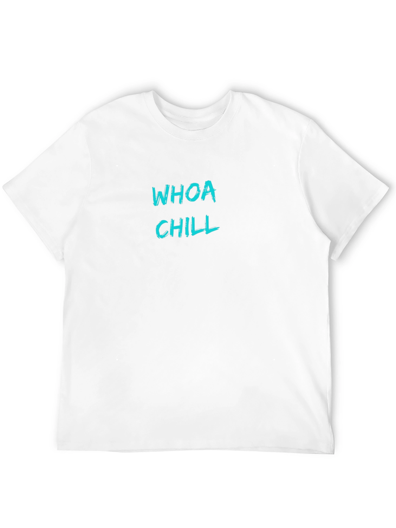 Whoa Chill Black Graphic Tee