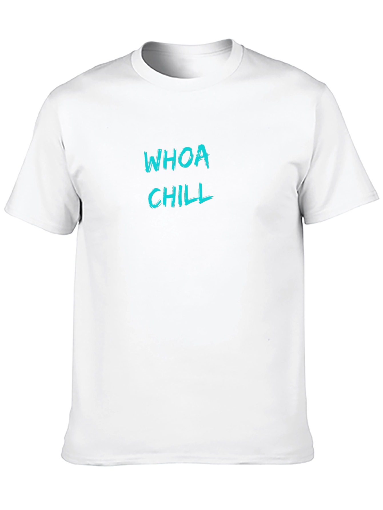 Whoa Chill Black Graphic Tee
