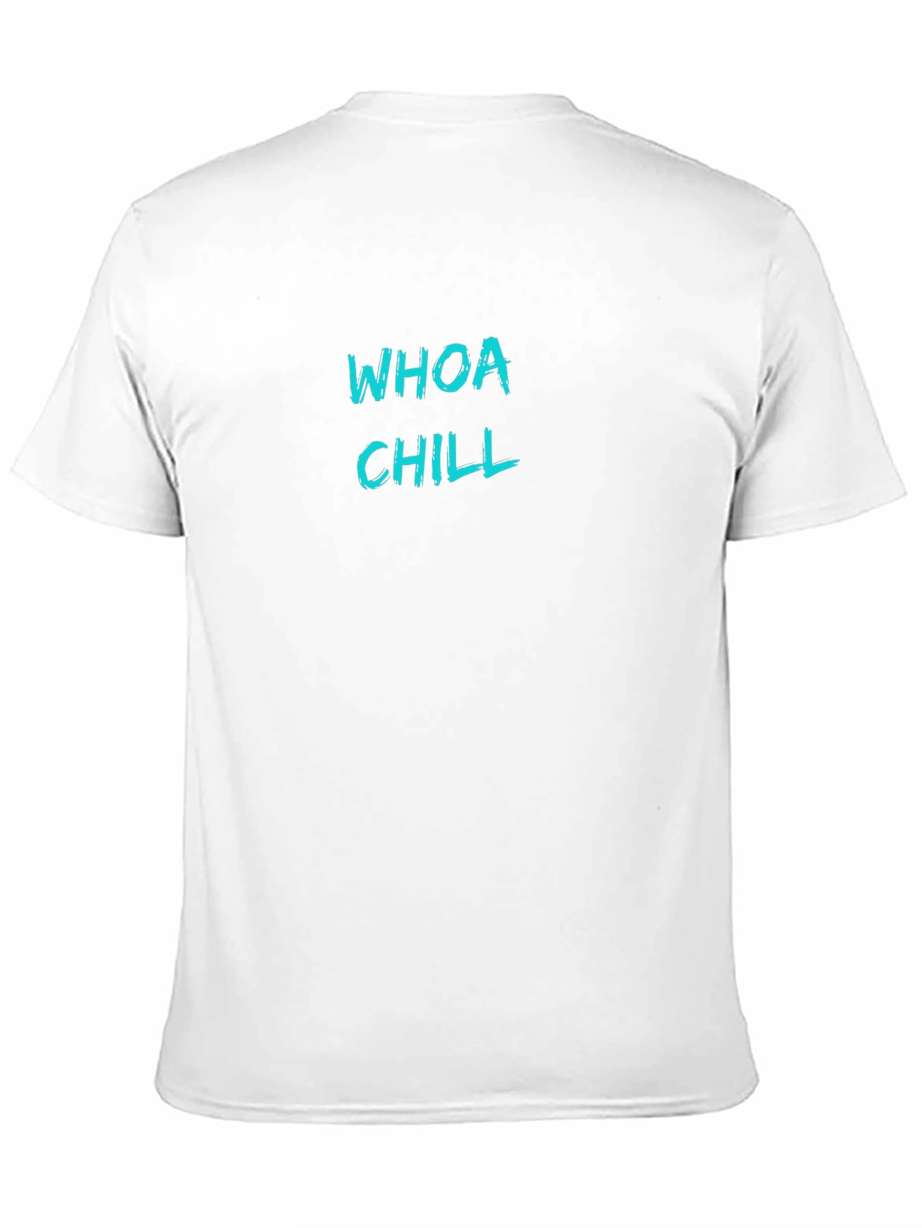 Whoa Chill Black Graphic Tee