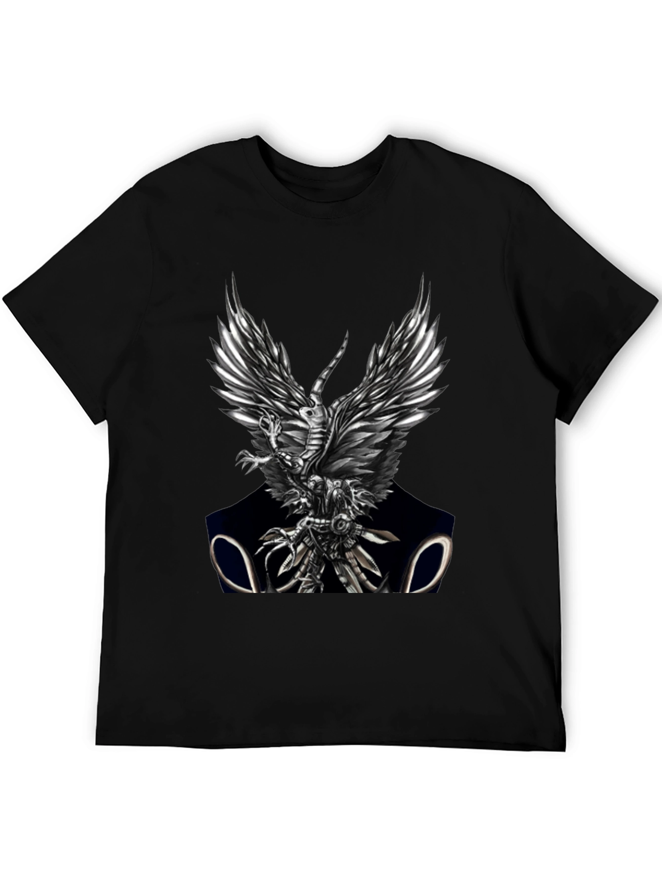 Eagle Warrior Graphic Print T-Shirt