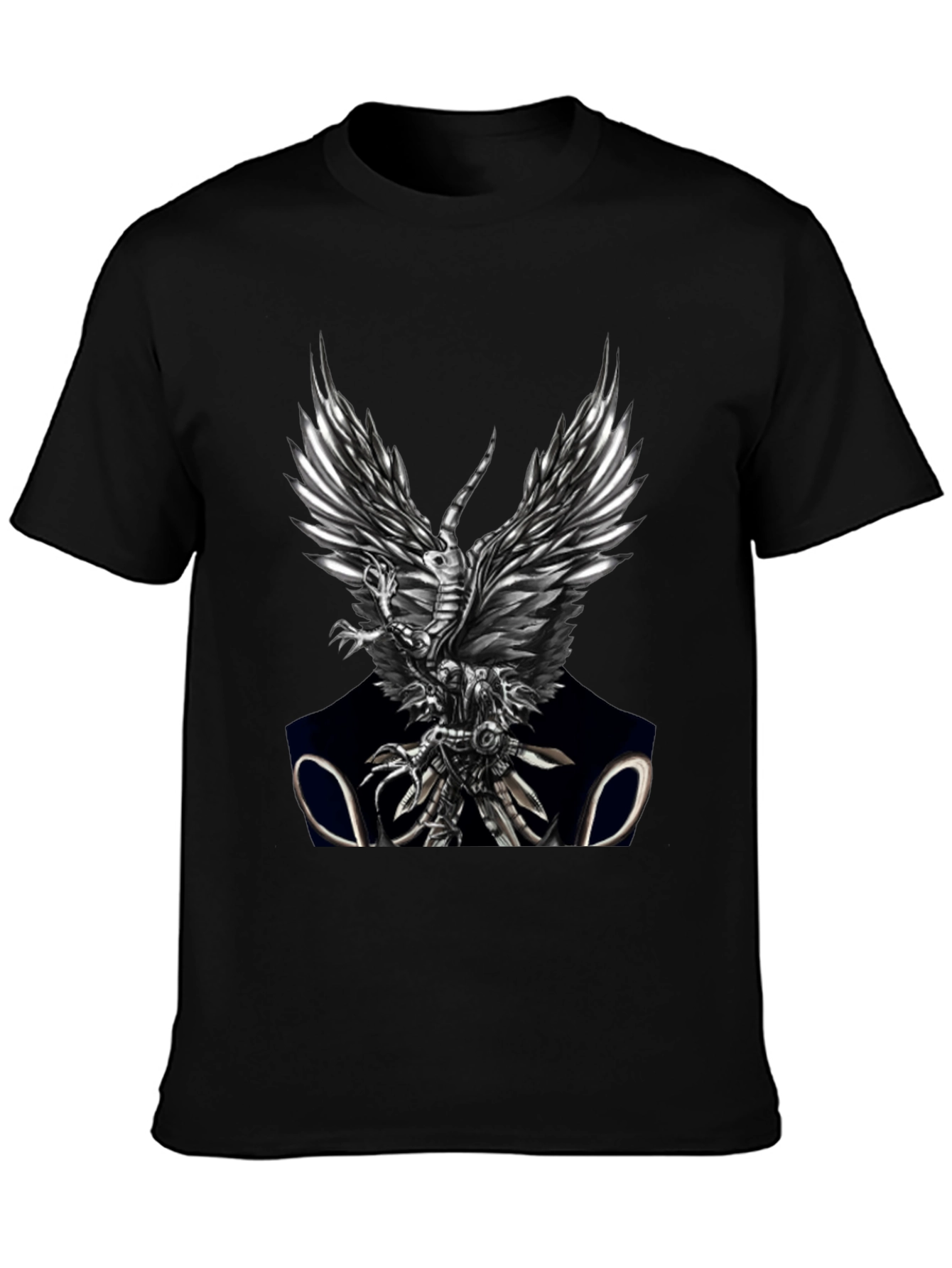 Eagle Warrior Graphic Print T-Shirt