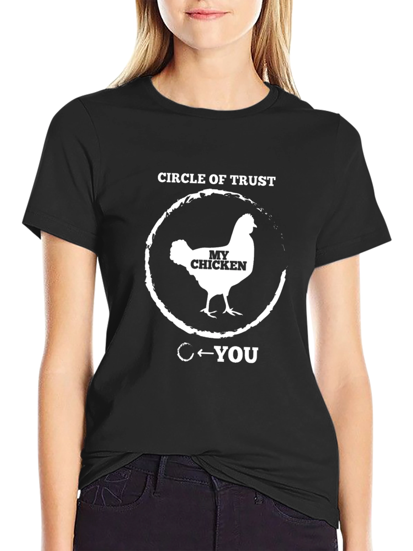 Circle of Trust - My Chicken T-Shirt - Black