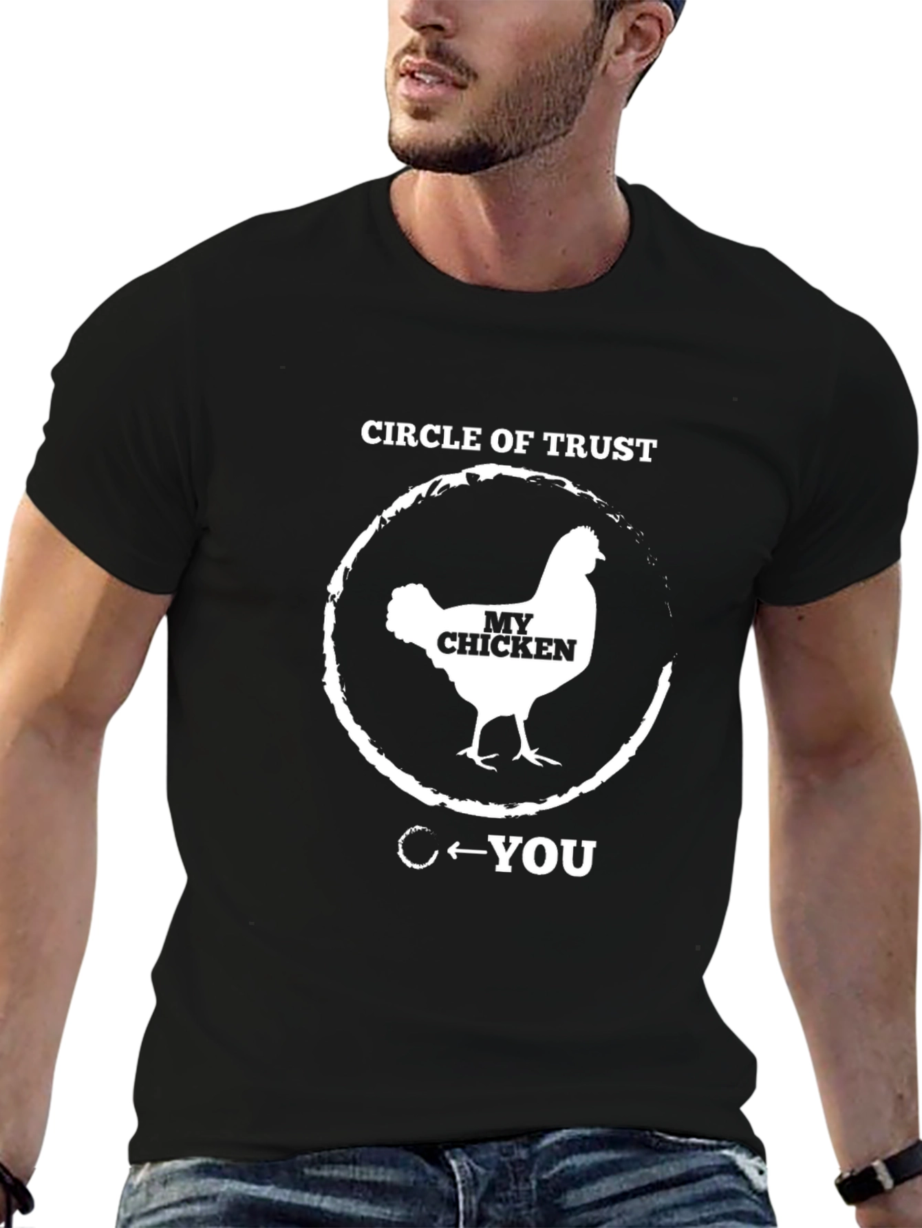 Circle of Trust - My Chicken T-Shirt - Black