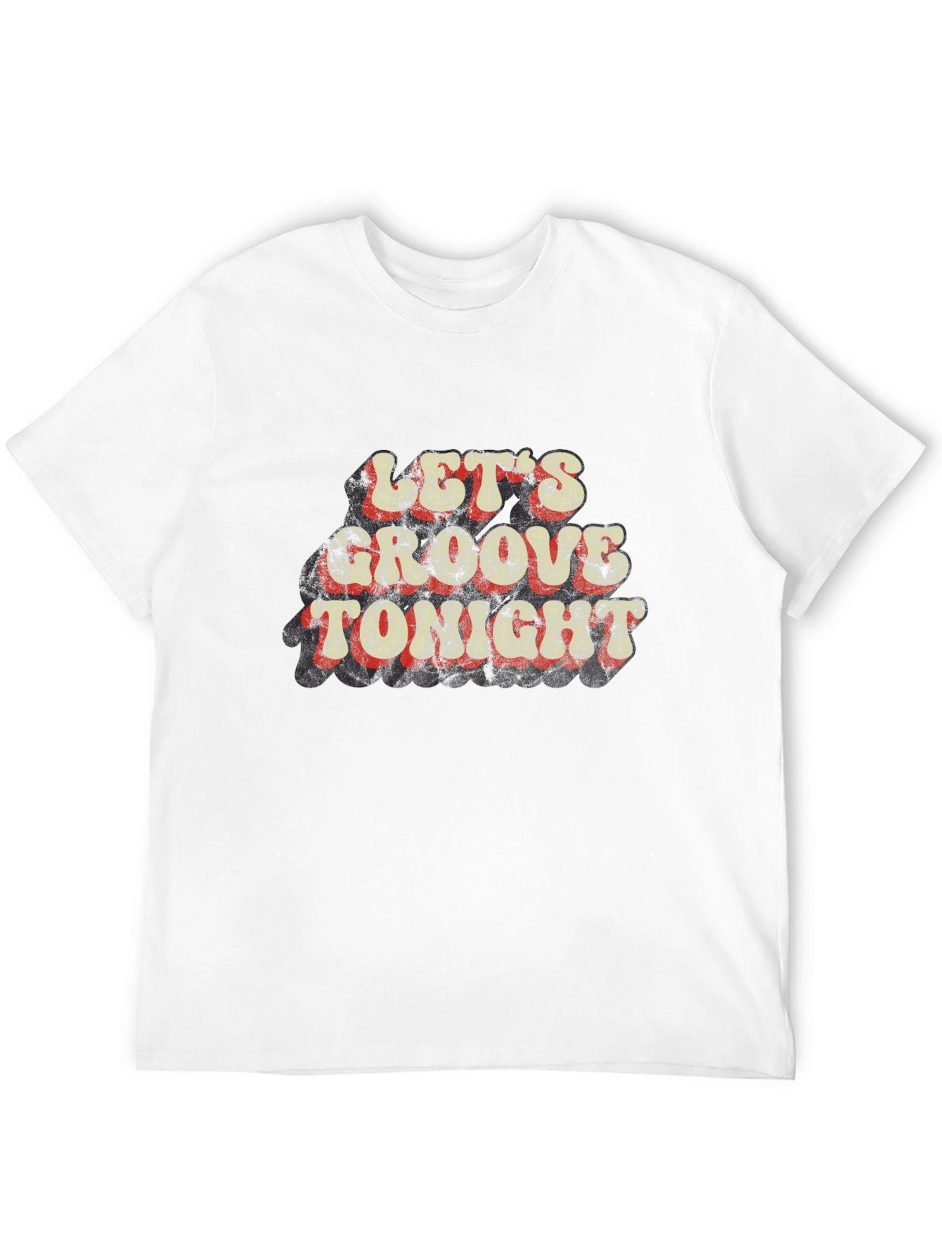 Retro Lets Groove Tonight Graphic Tee