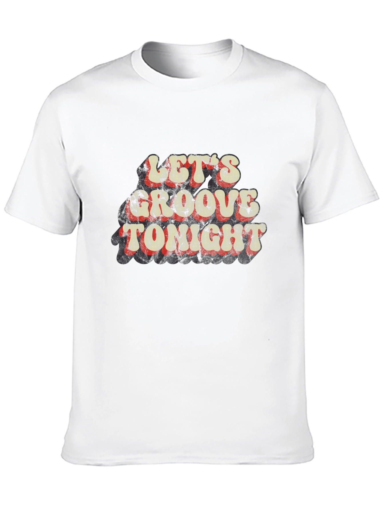 Retro Lets Groove Tonight Graphic Tee