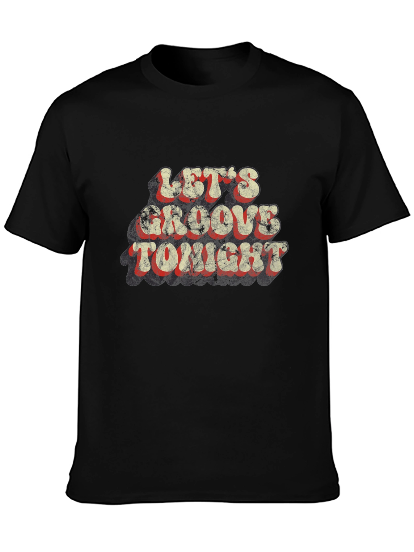 Retro Lets Groove Tonight Graphic Tee