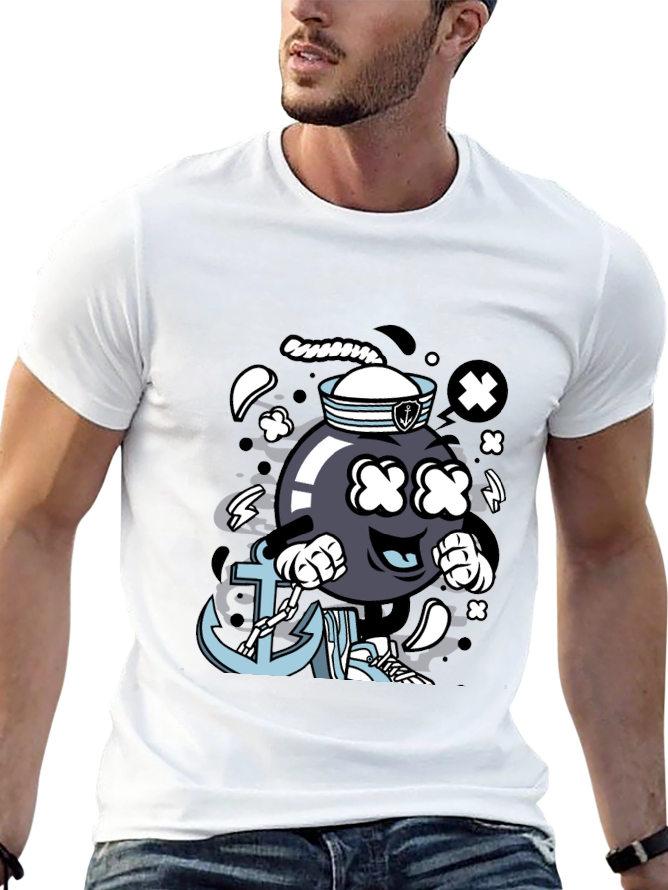 Cartoon Bomb Sailor T-Shirt