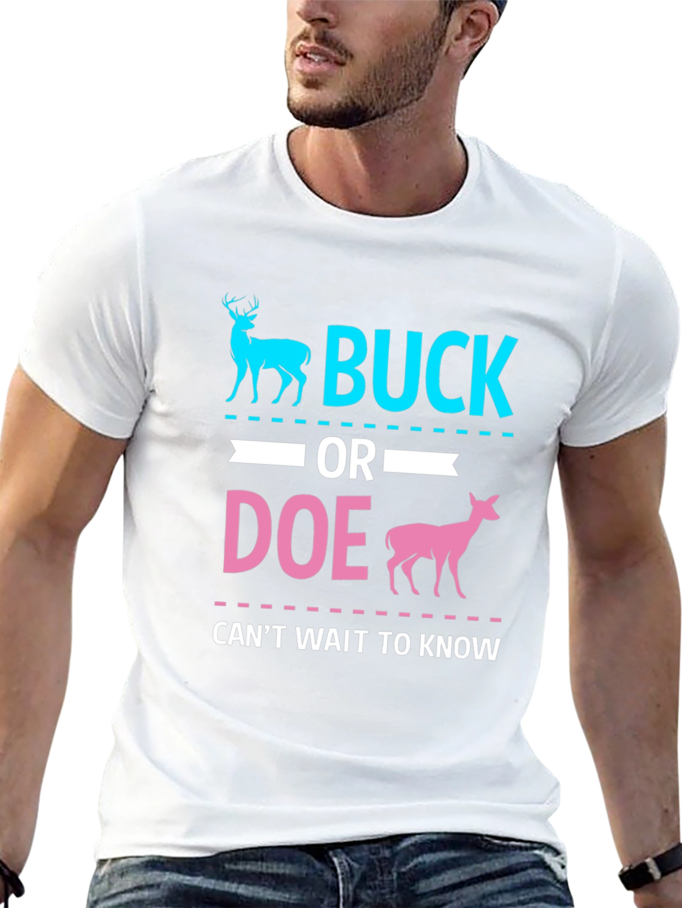 Buck or Doe Gender Reveal T-Shirt