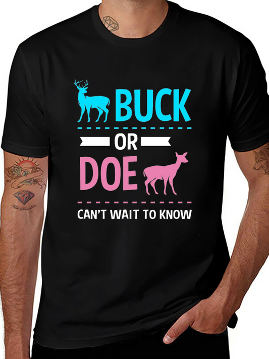Buck or Doe Gender Reveal T-Shirt