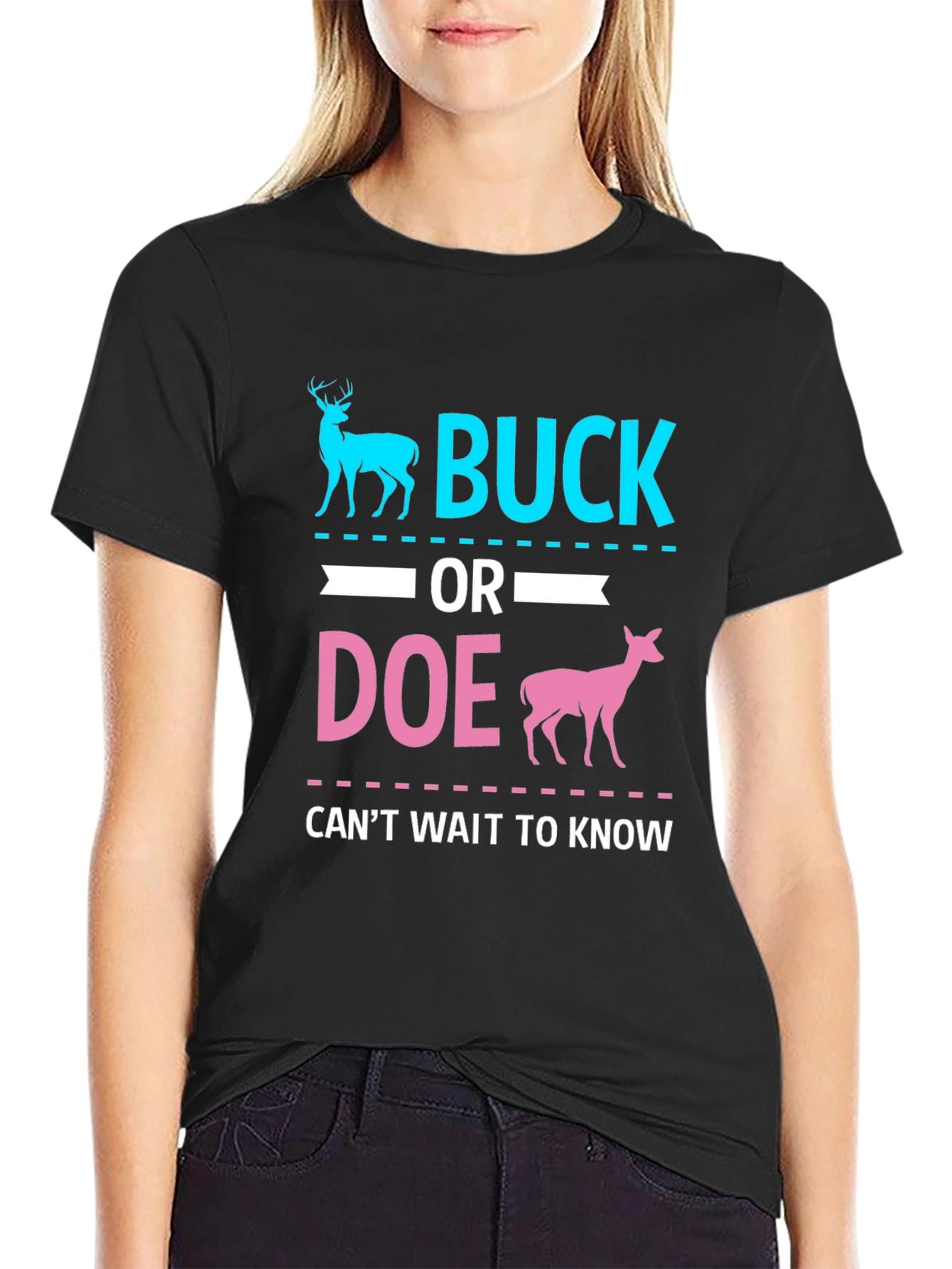 Buck or Doe Gender Reveal T-Shirt