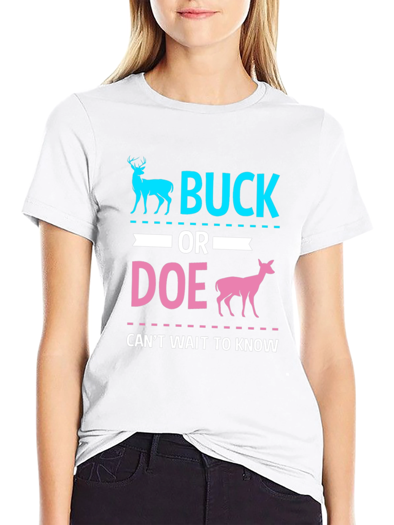 Buck or Doe Gender Reveal T-Shirt