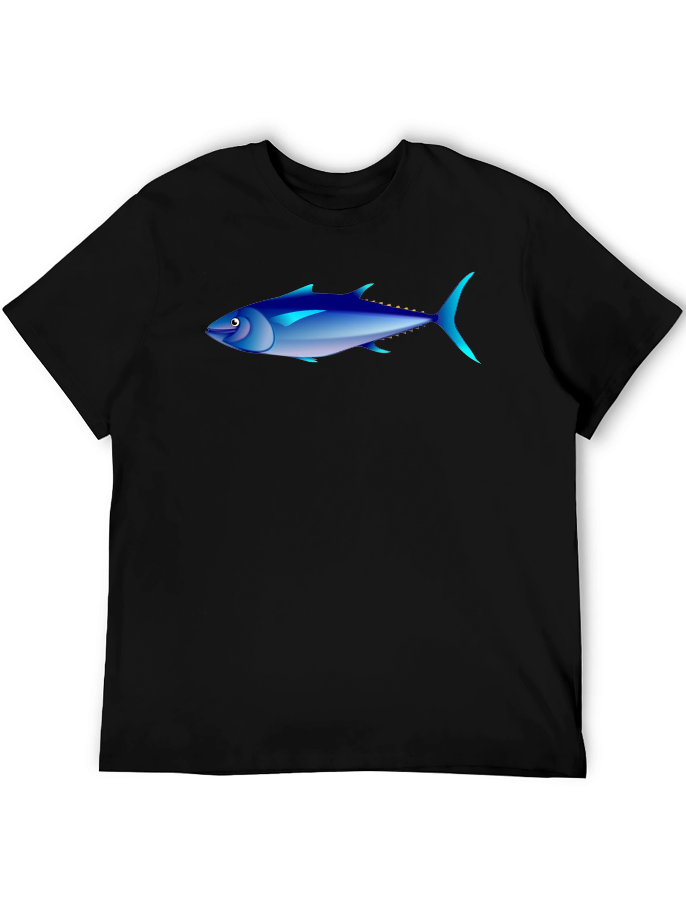 Tuna Graphic Black T-Shirt