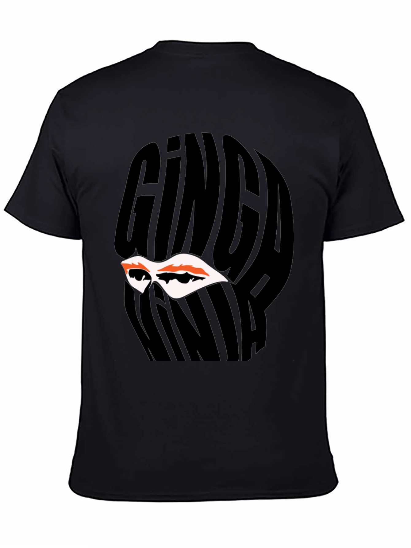 Ginga Ninja Graphic Tee - Black Cotton T-Shirt