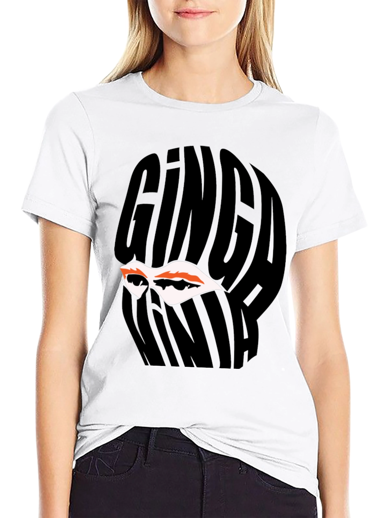 Ginga Ninja Graphic Tee - Black Cotton T-Shirt