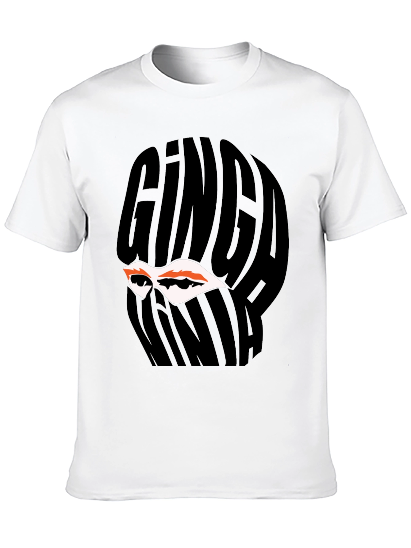Ginga Ninja Graphic Tee - Black Cotton T-Shirt