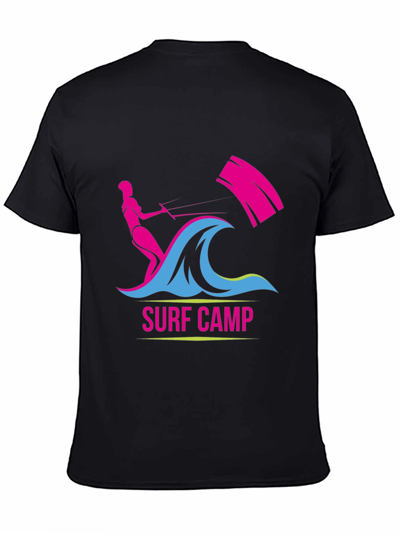 Surf Camp Graphic T-Shirt - Black
