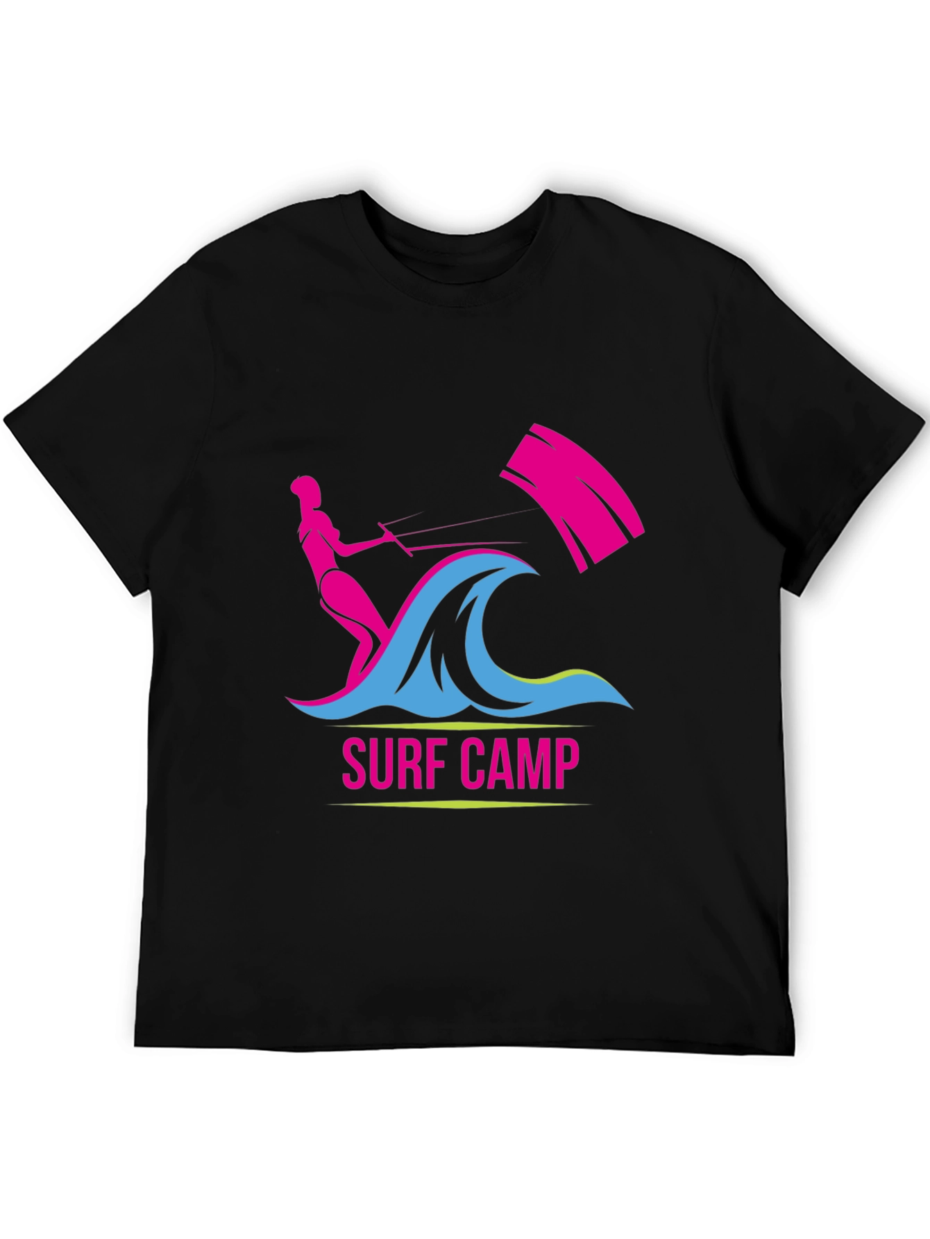 Surf Camp Graphic T-Shirt - Black
