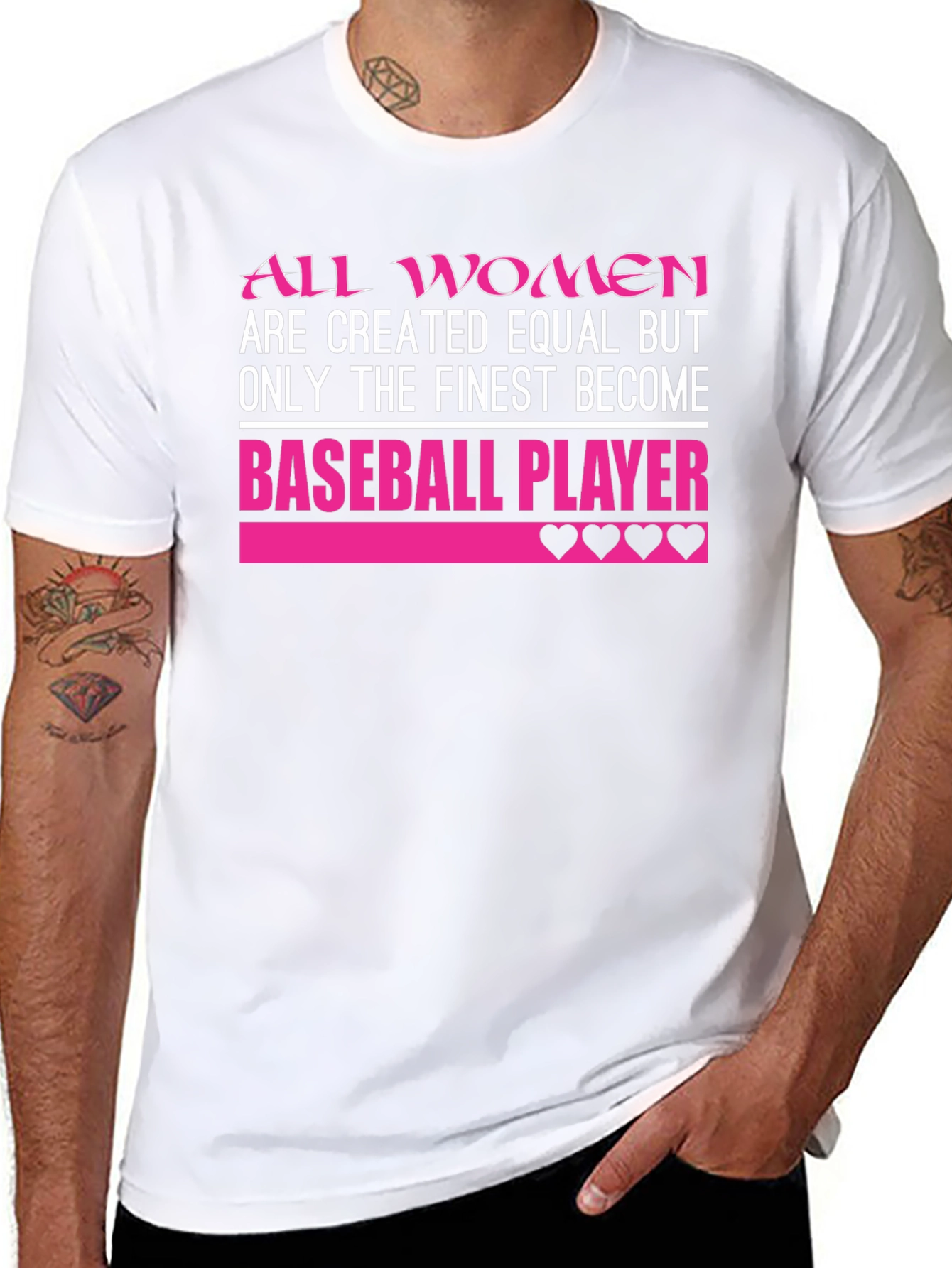 Finest Women Baseball Player T-Shirt