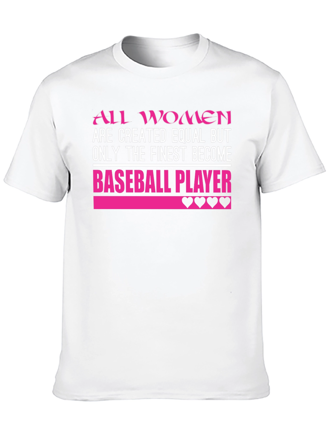 Finest Women Baseball Player T-Shirt
