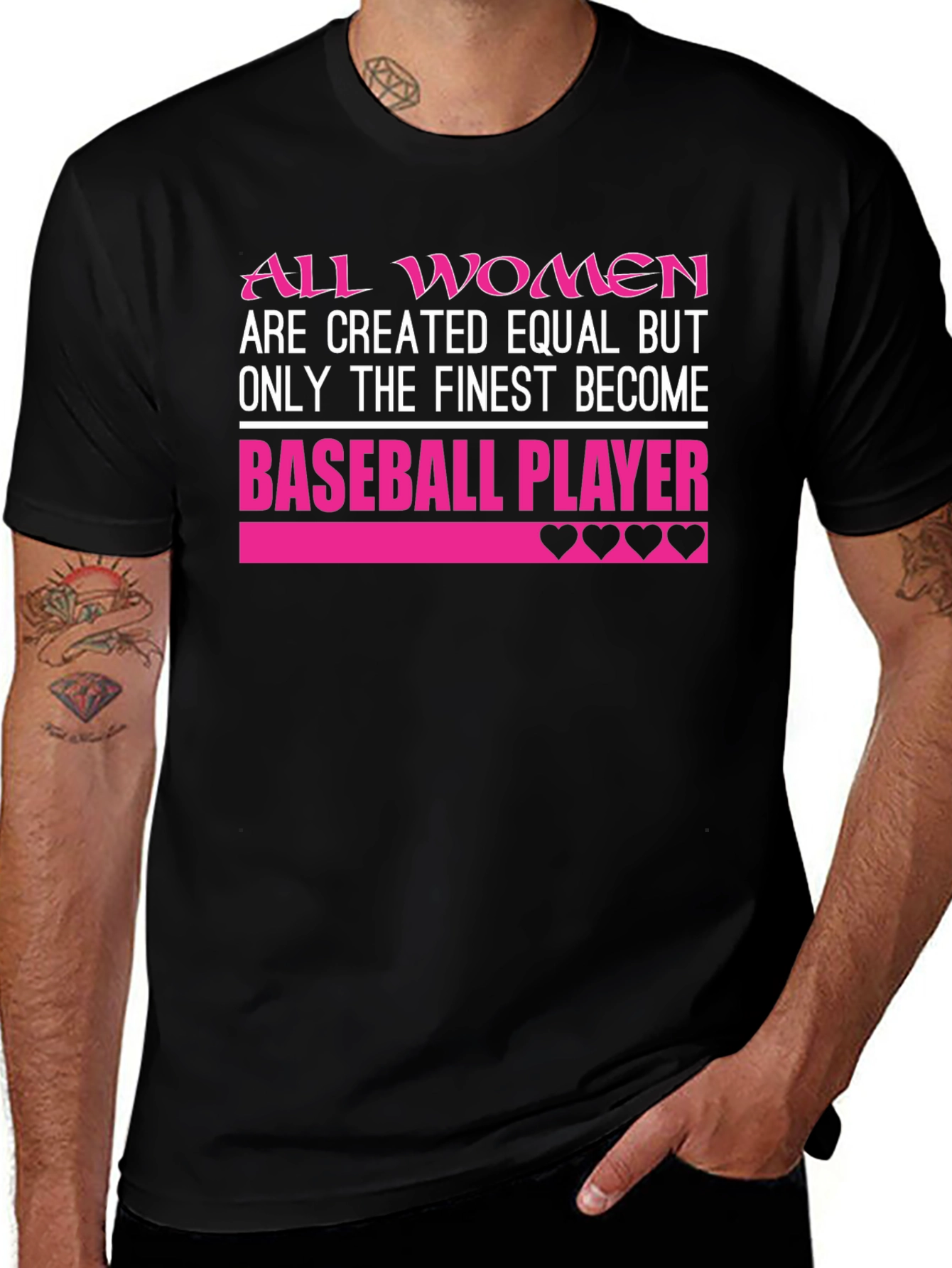 Finest Women Baseball Player T-Shirt