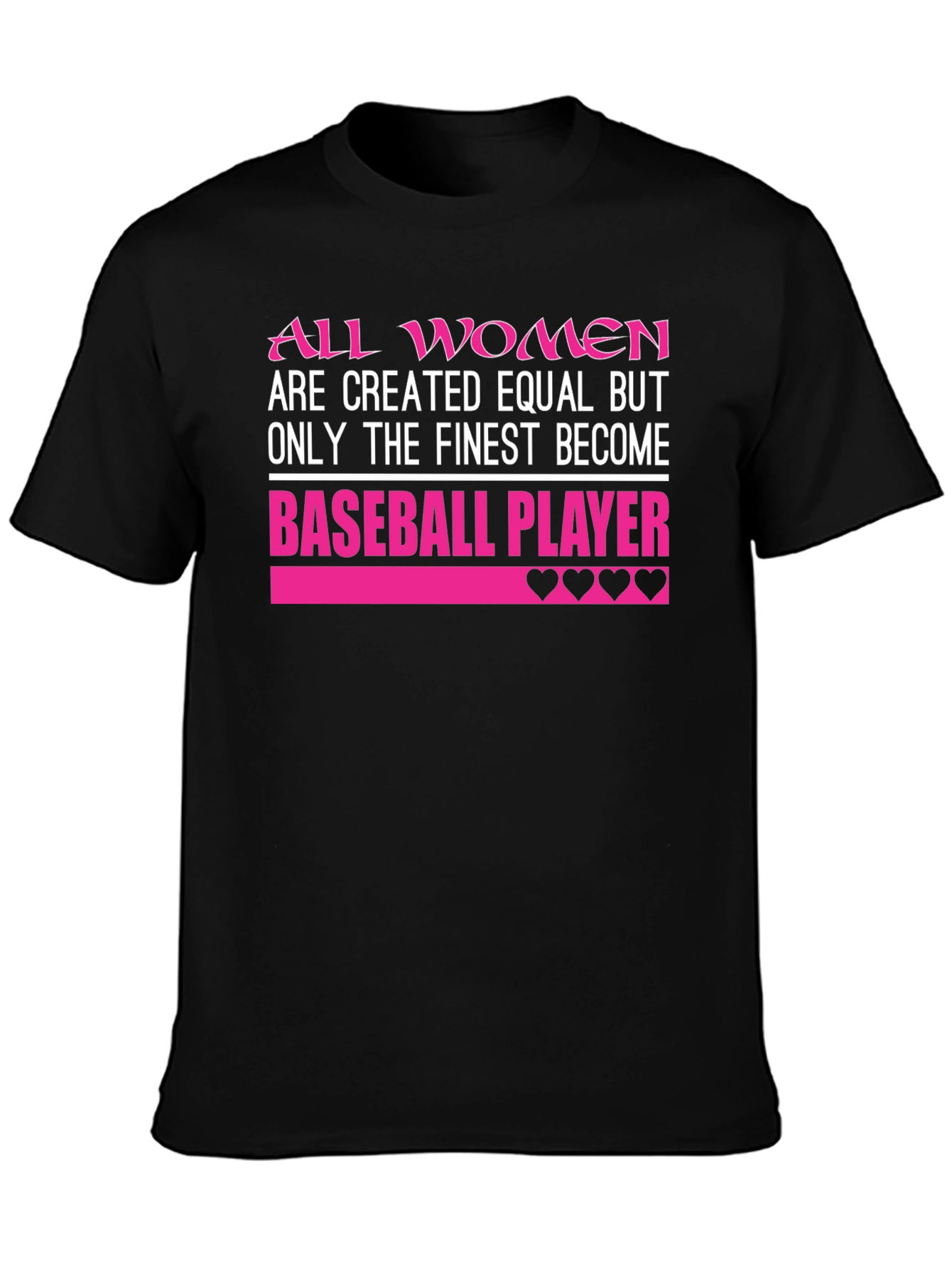 Finest Women Baseball Player T-Shirt