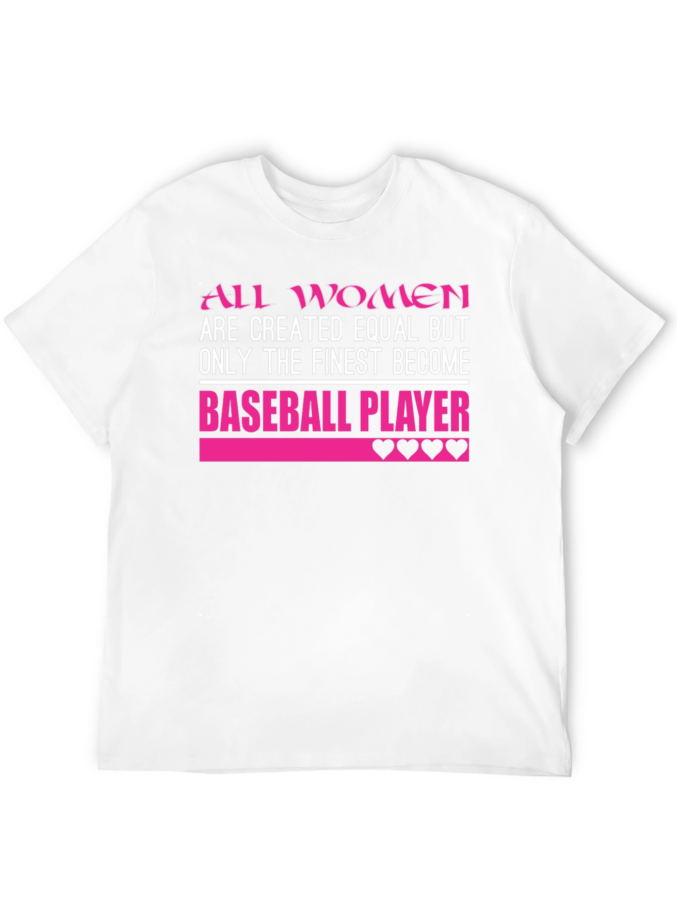 Finest Women Baseball Player T-Shirt