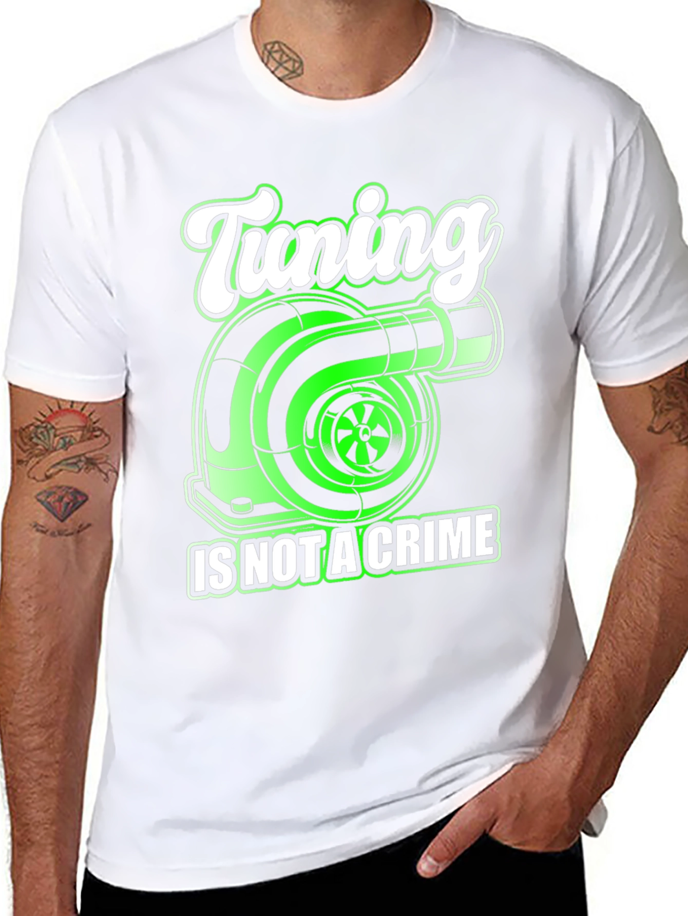 Tuning is Not a Crime Graphic Tee