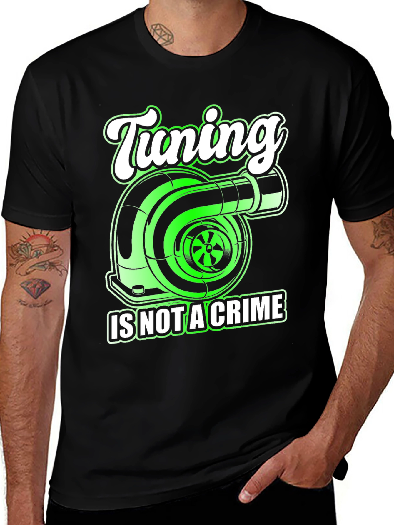 Tuning is Not a Crime Graphic Tee