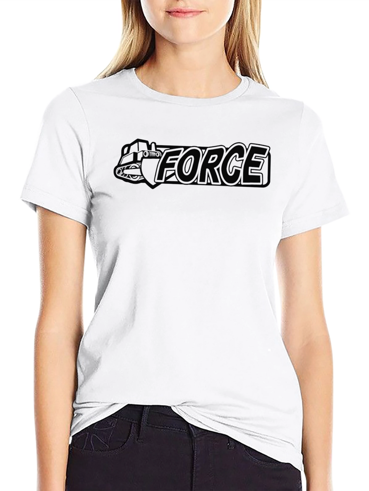 Black FORCE Graphic T-Shirt
