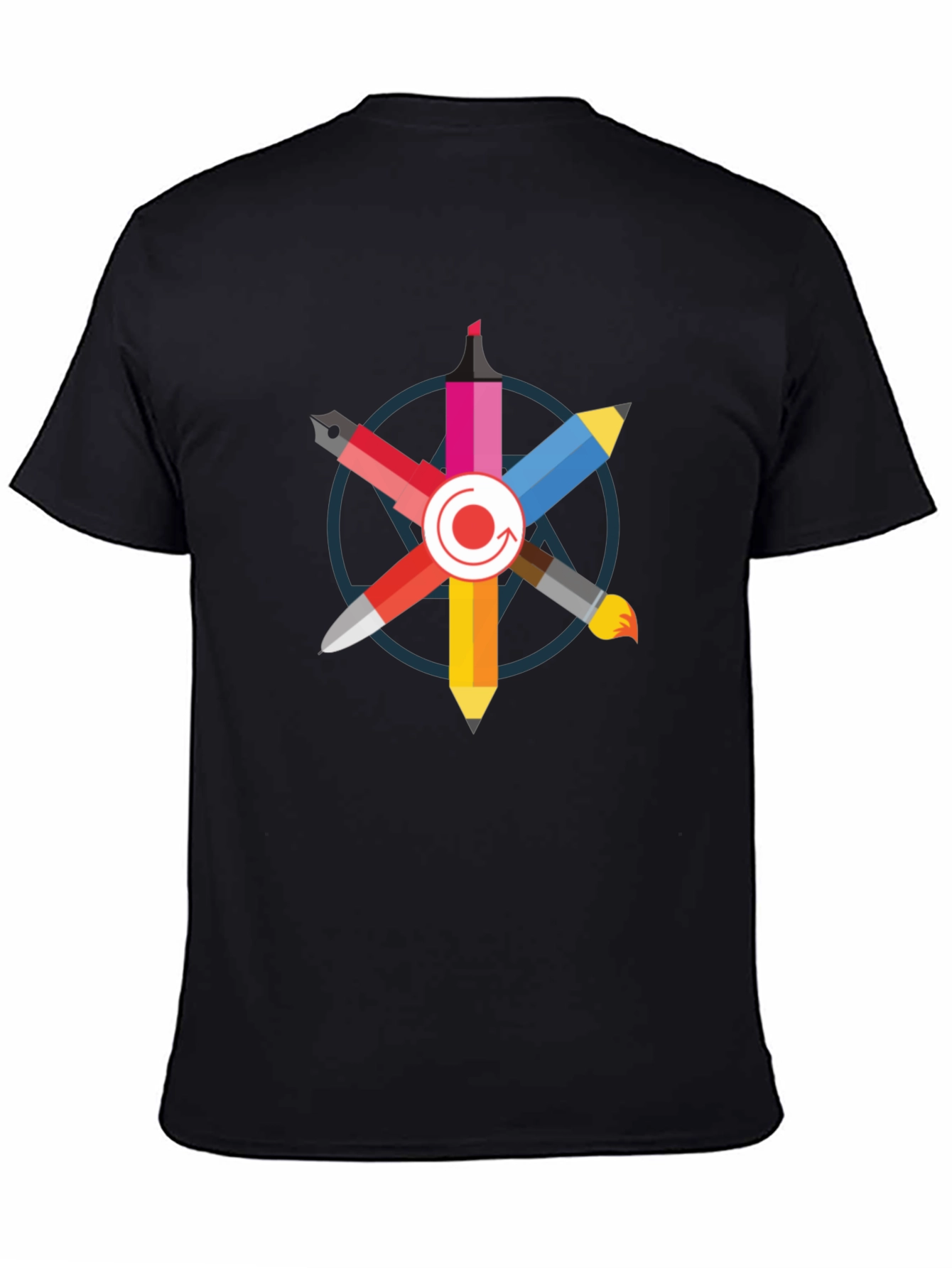 Creative Artists Palette T-Shirt - Black