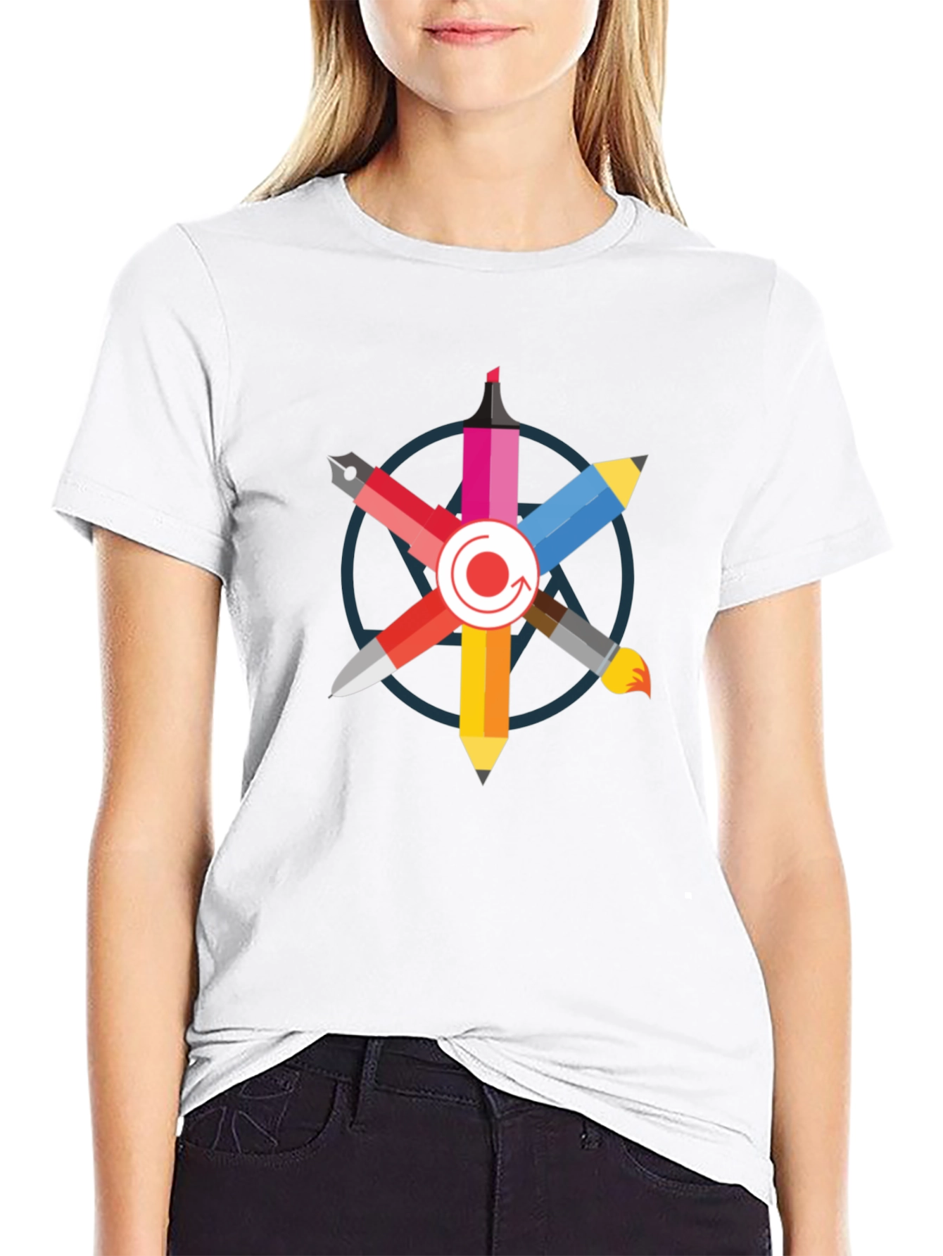 Creative Artists Palette T-Shirt - Black