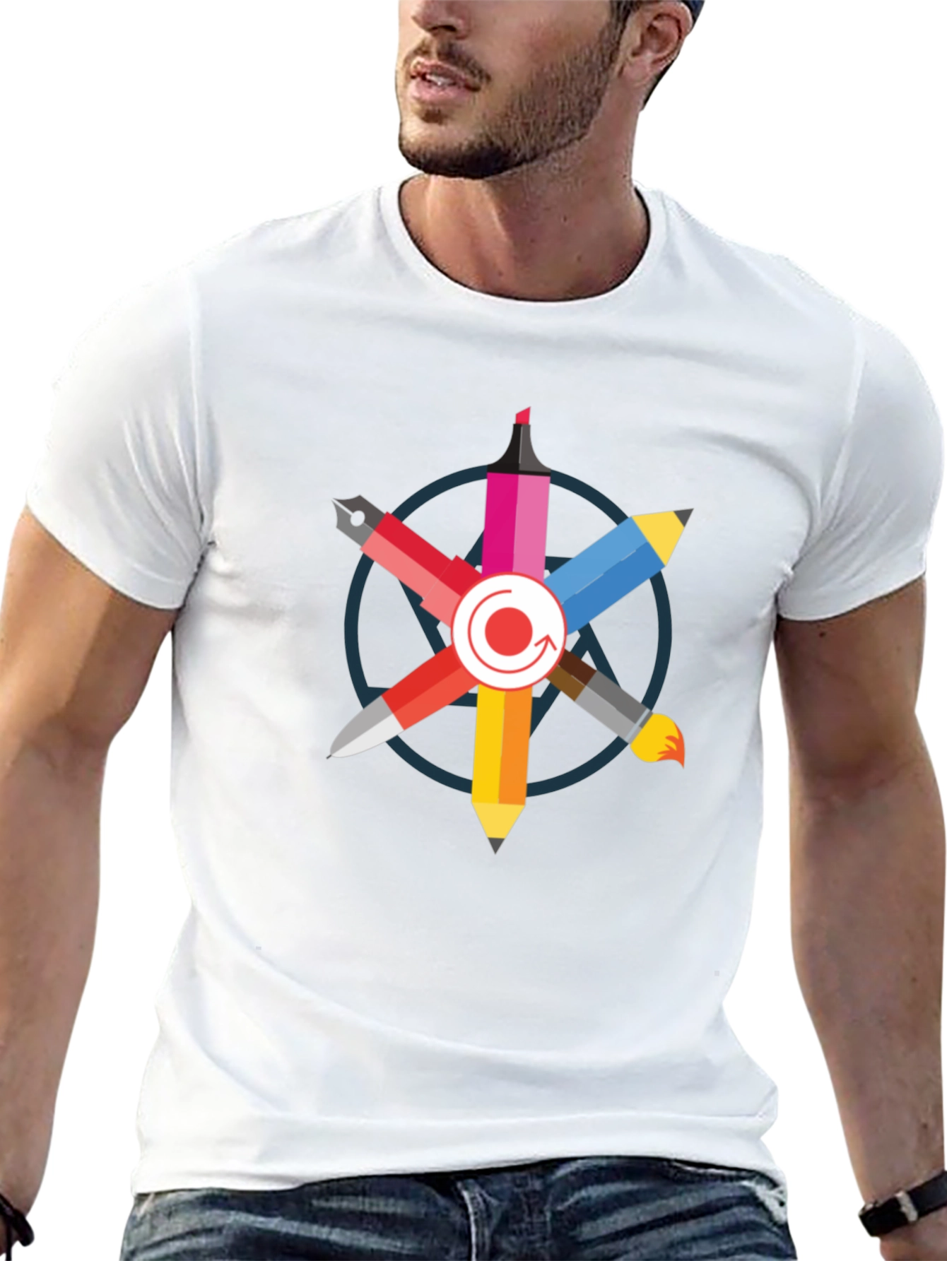 Creative Artists Palette T-Shirt - Black