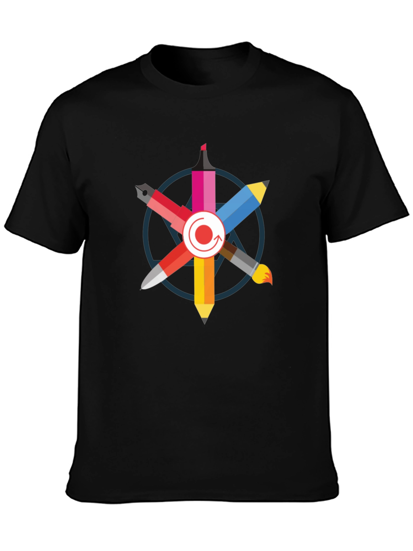 Creative Artists Palette T-Shirt - Black