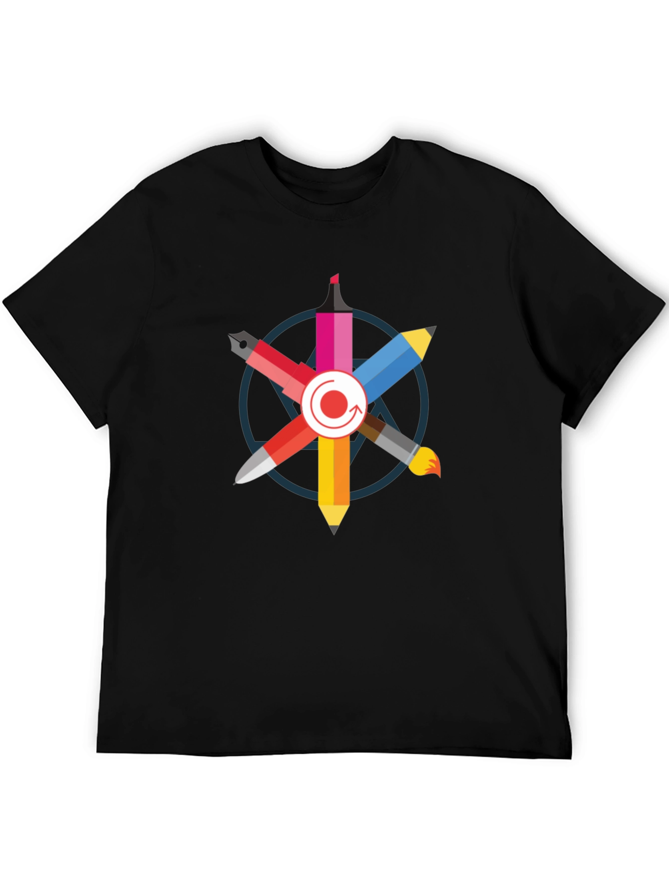 Creative Artists Palette T-Shirt - Black