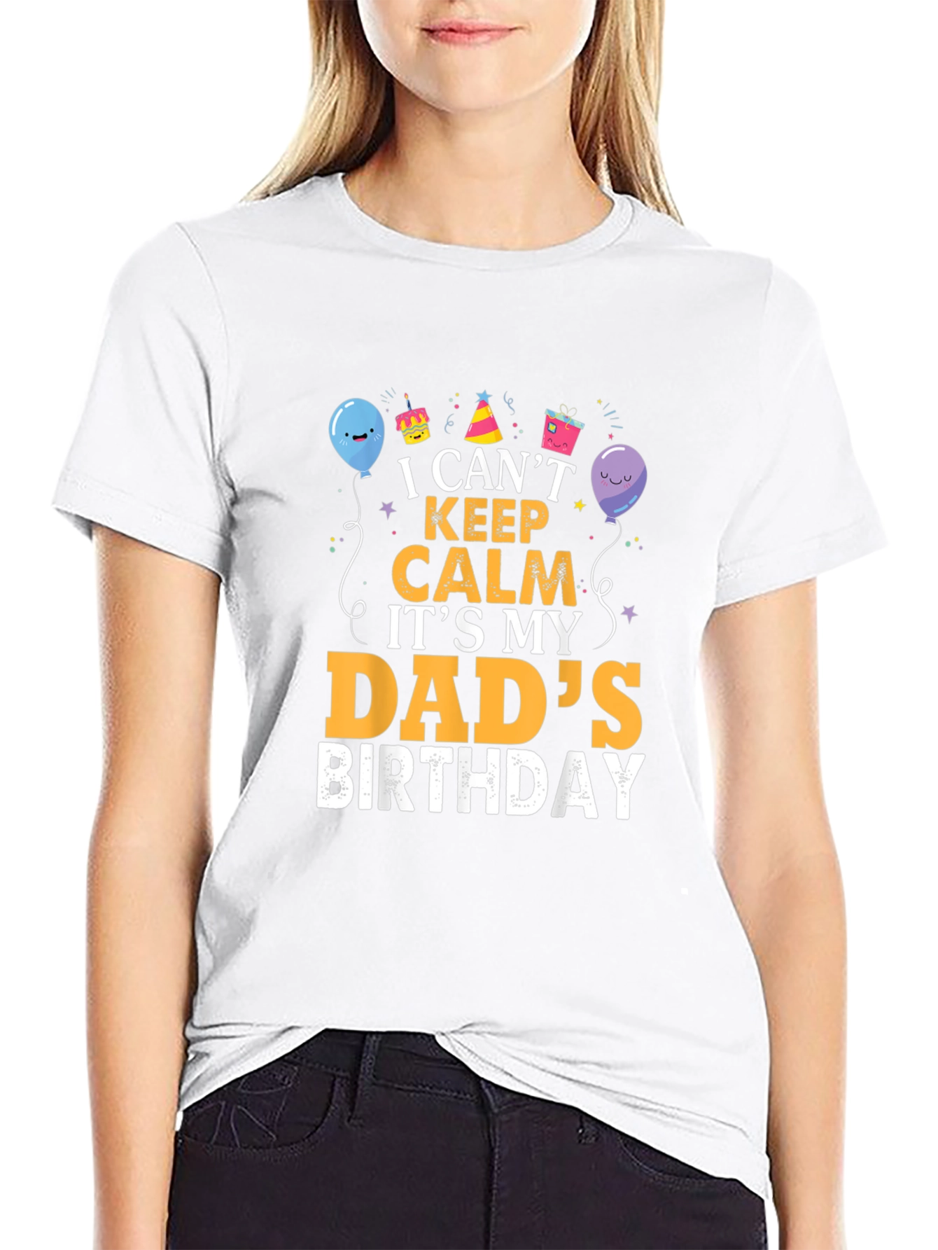 Dads Birthday T-Shirt - I Cant Keep Calm