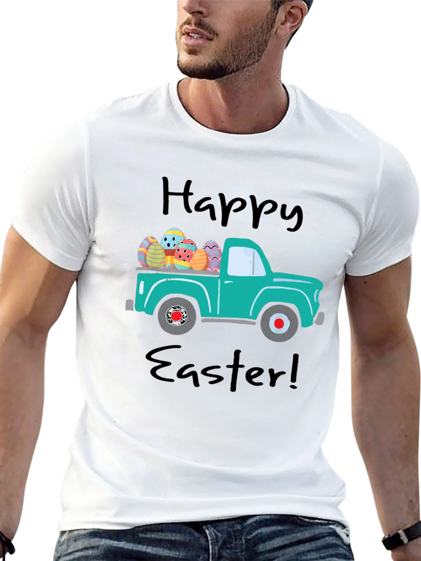 Happy Easter Truck T-Shirt