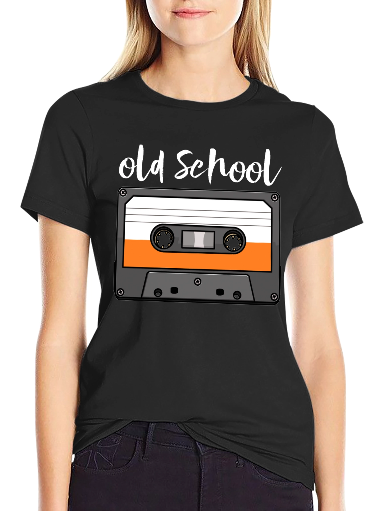 Old School Cassette Tape Graphic Tee