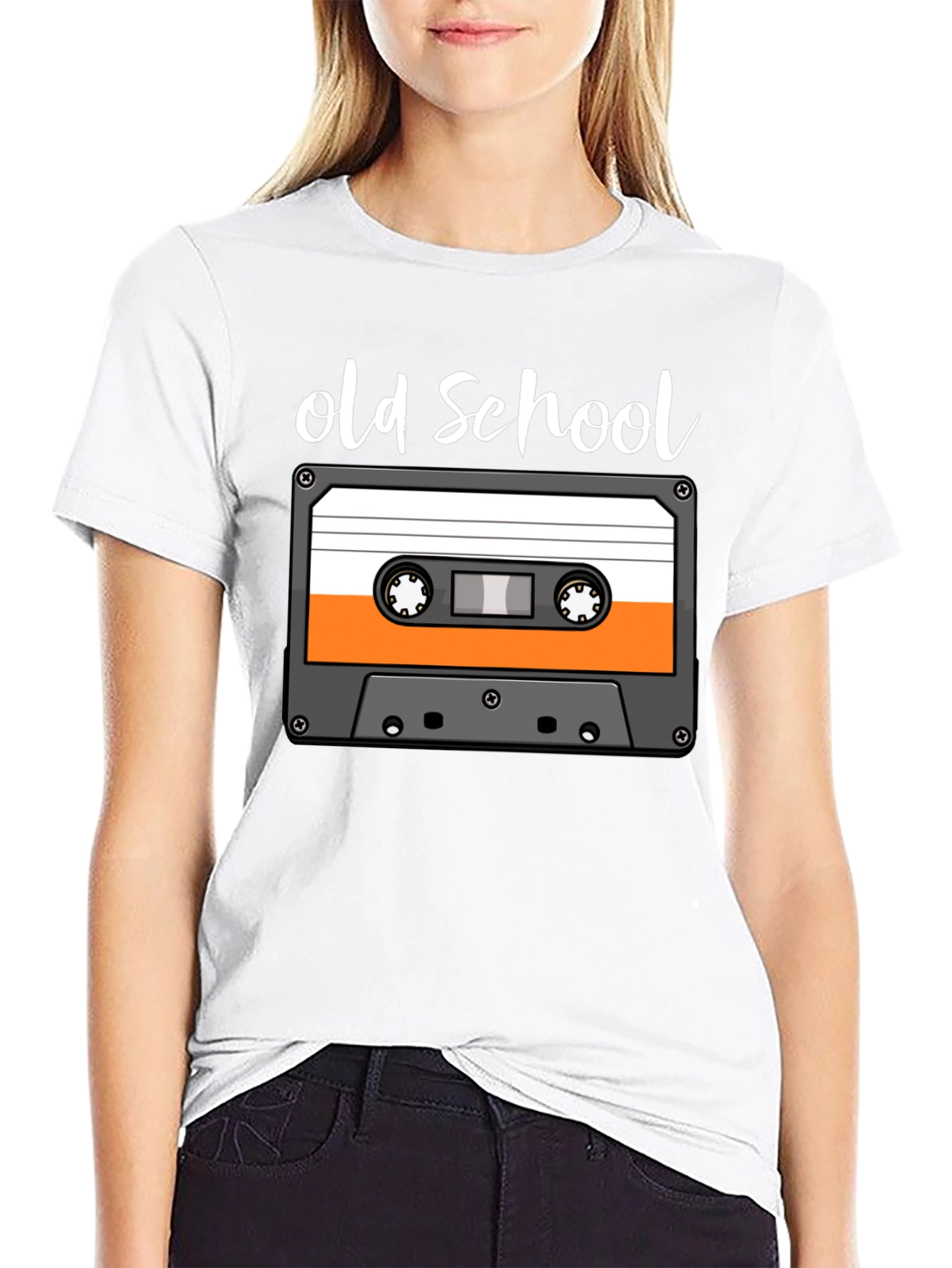 Old School Cassette Tape Graphic Tee