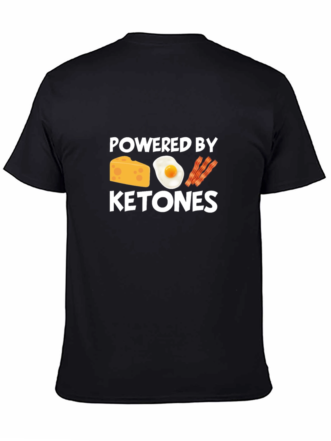 Powered By Ketones Black T-Shirt