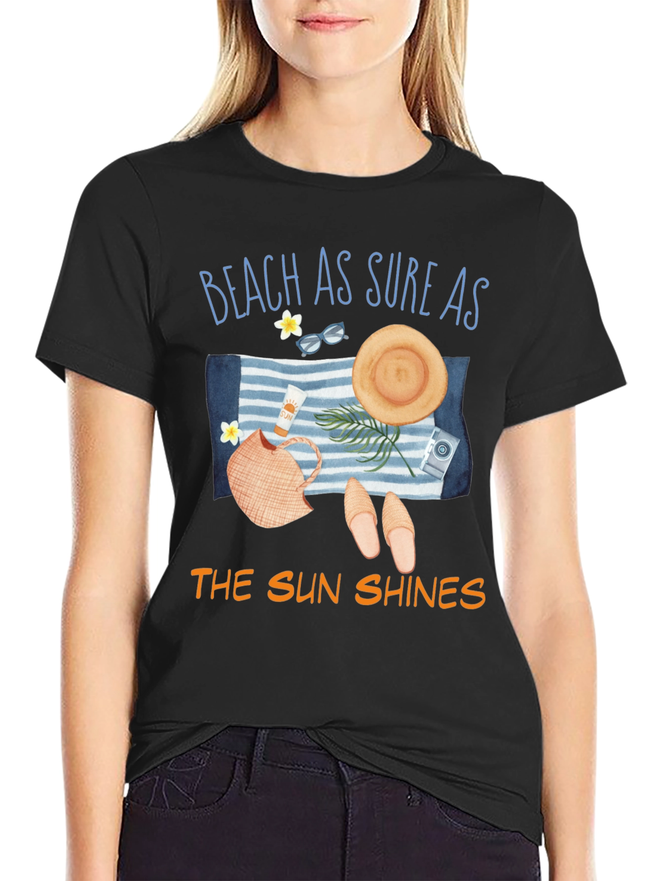 Beach As Sure As The Sun Shines Graphic T-Shirt