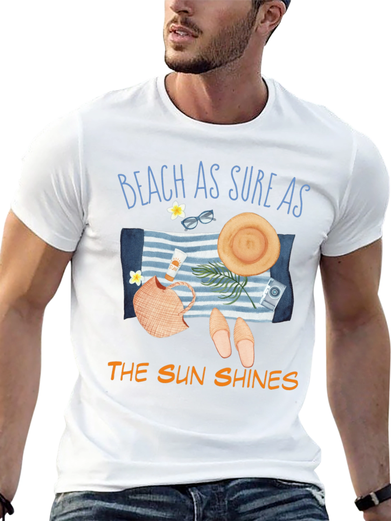 Beach As Sure As The Sun Shines Graphic T-Shirt