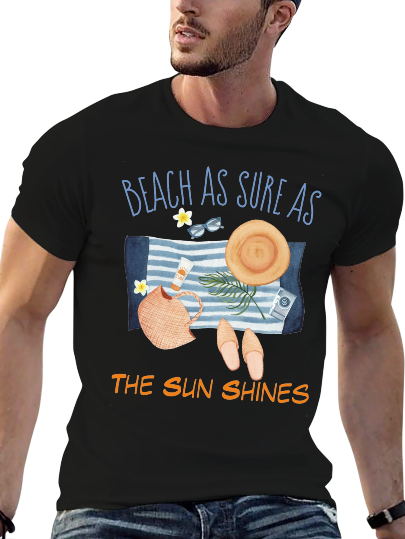 Beach As Sure As The Sun Shines Graphic T-Shirt