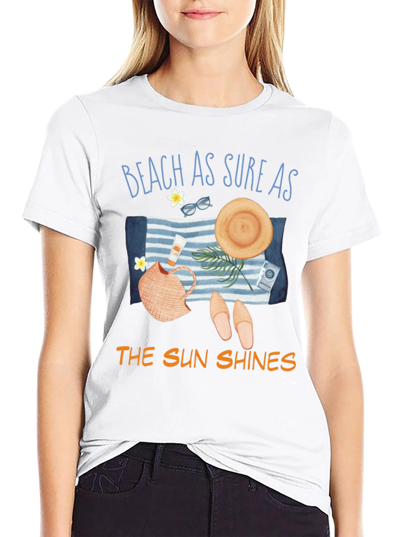 Beach As Sure As The Sun Shines Graphic T-Shirt