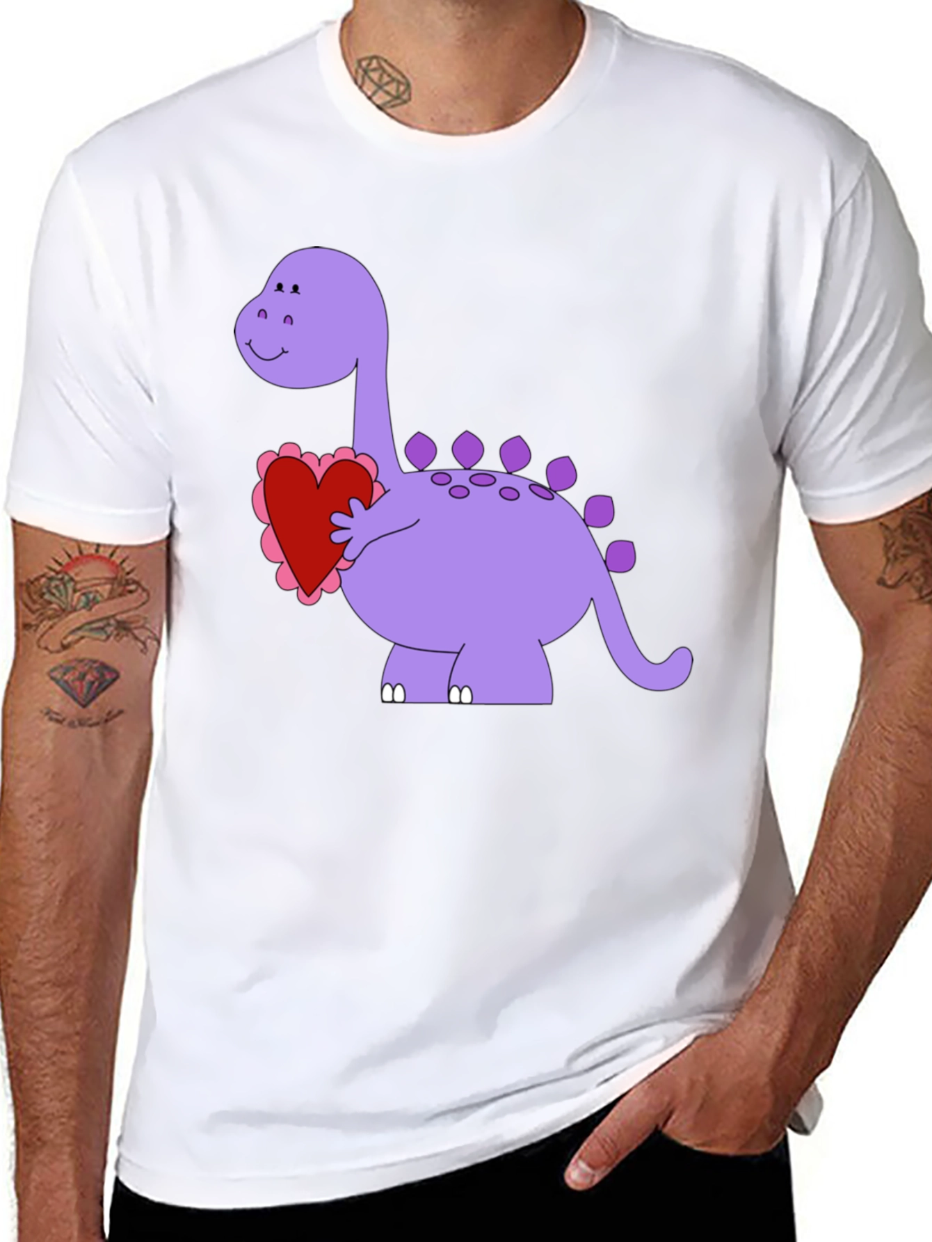 Dinosaur Love Heart T-Shirt