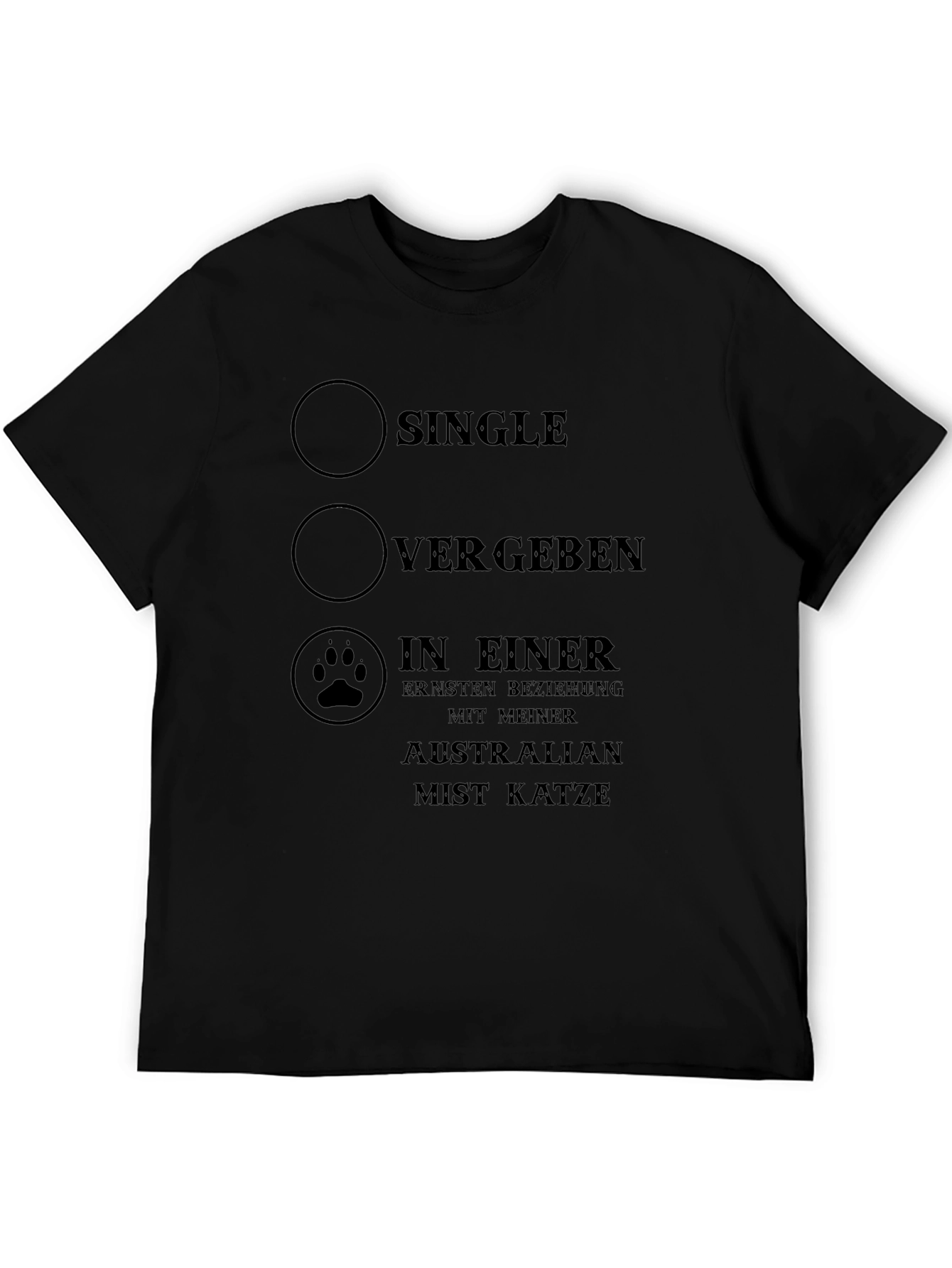 Single Vergeben Cat Lover Novelty T-Shirt