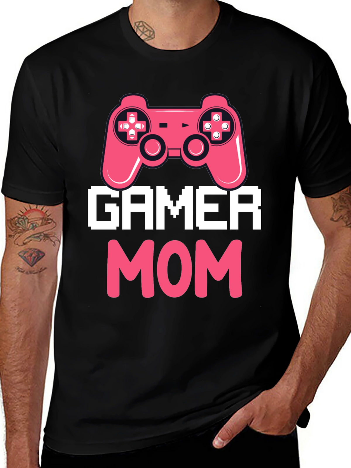 Gamer Mom T-Shirt - Cute Graphic Tee