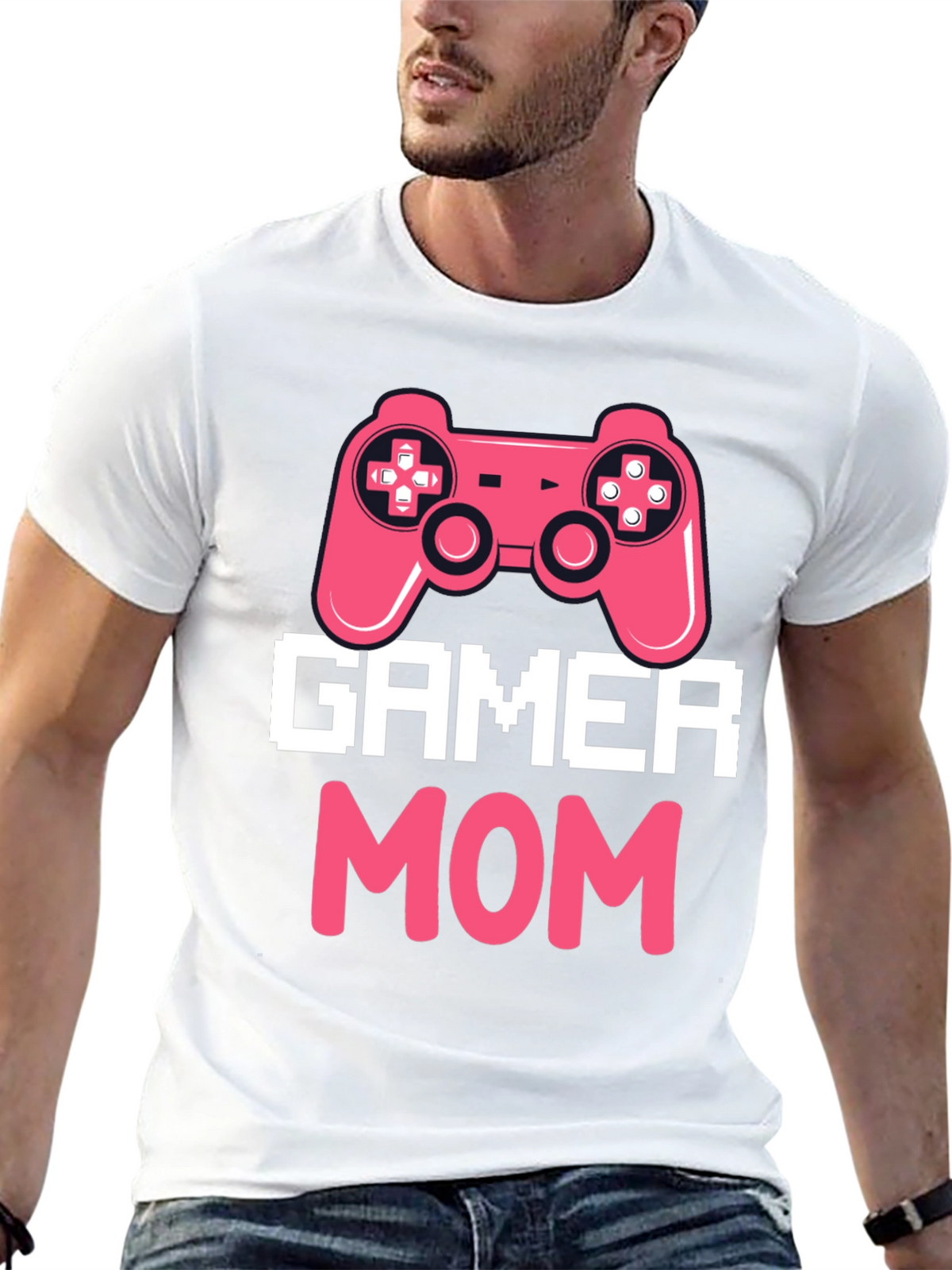 Gamer Mom T-Shirt - Cute Graphic Tee