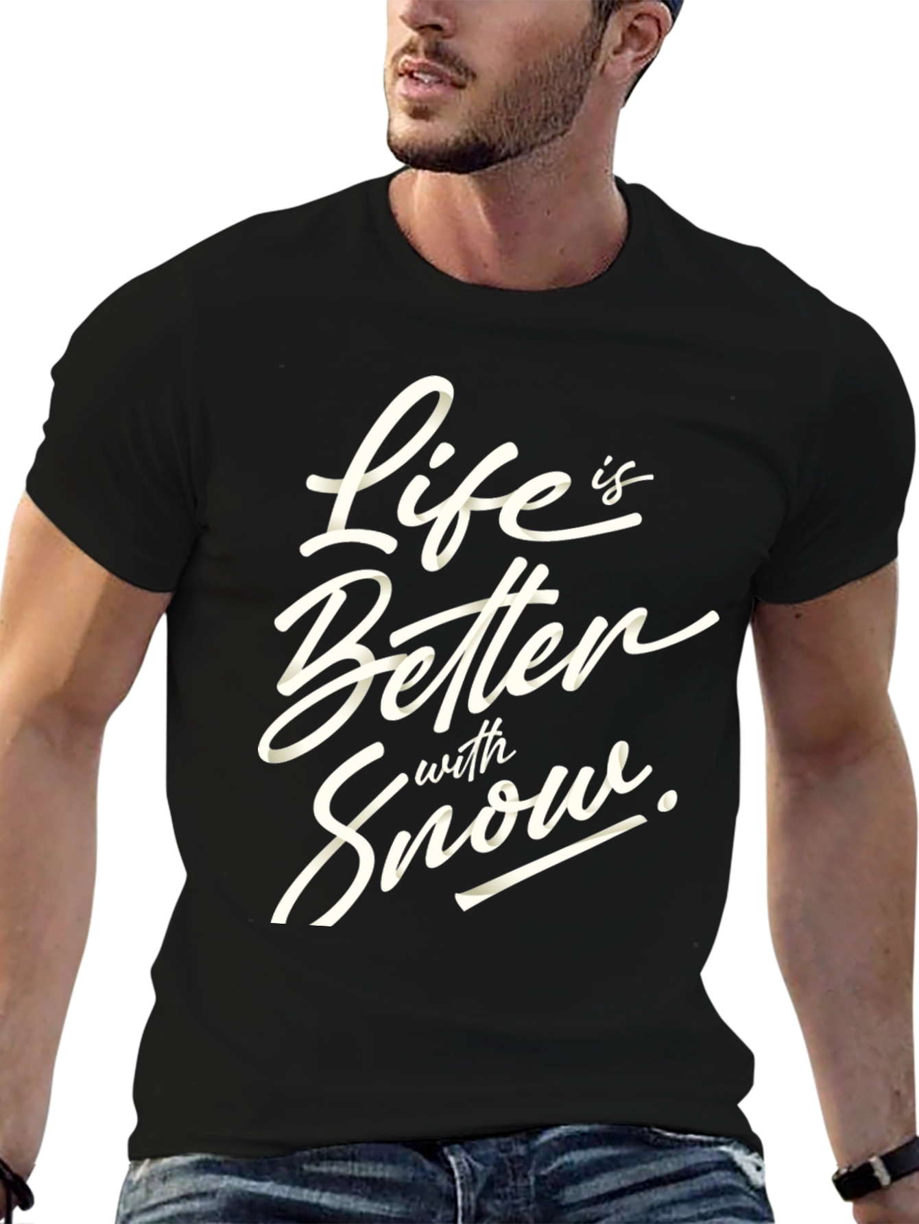 Life is Better With Snow Graphic Tee