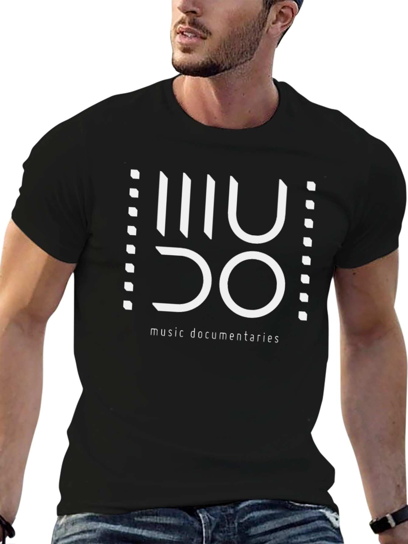 Music Documentaries Black Graphic Tee