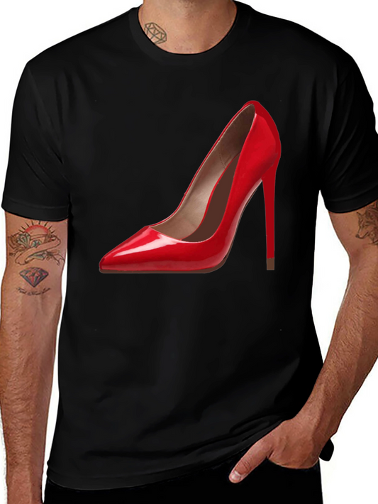 Red High Heel Shoe Graphic T-Shirt